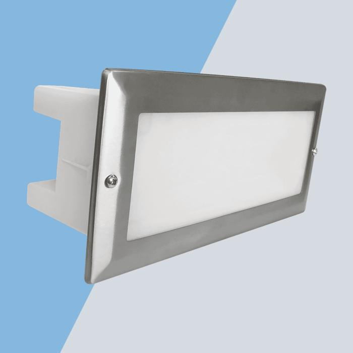 Eterna BRICKLED LED Bricklight with Stainless Steel Frame