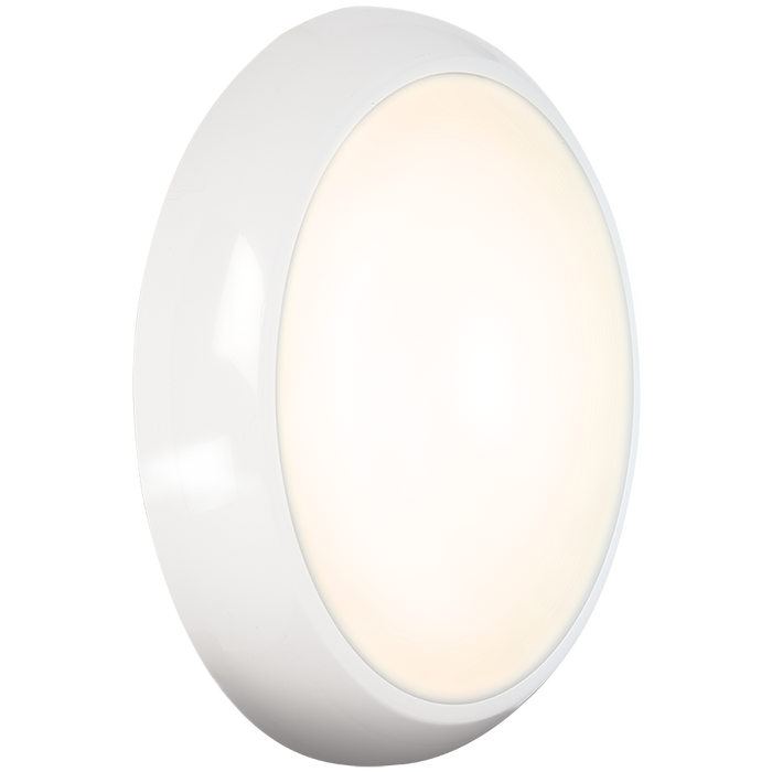 Eterna E02BAACW Orba 8W 14W 16W 5-CCT IP65 IK10 LED Bulkhead White