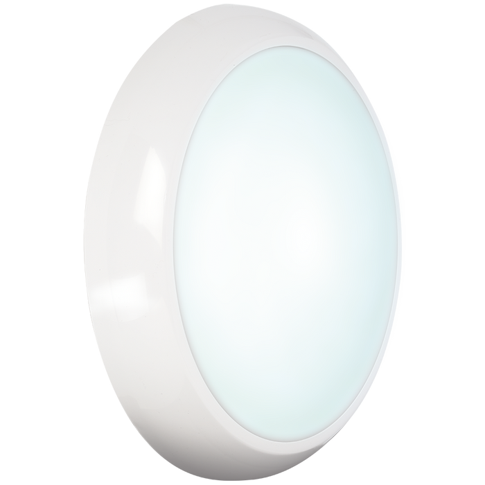 Eterna E02BAACW Orba 8W 14W 16W 5-CCT IP65 IK10 LED Bulkhead White