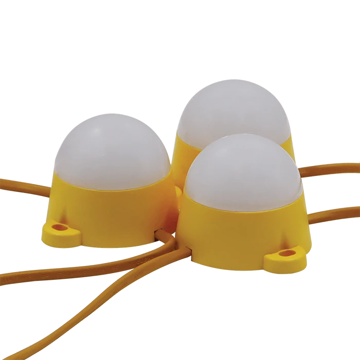 Eterna E14CF22 110V 50W IP44 LED Festoon Construction Site Lighting 6000K - 22m