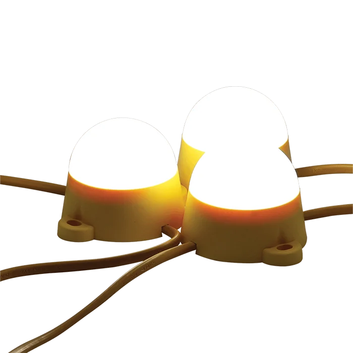 Eterna E14CF22 110V 50W IP44 LED Festoon Construction Site Lighting 6000K - 22m