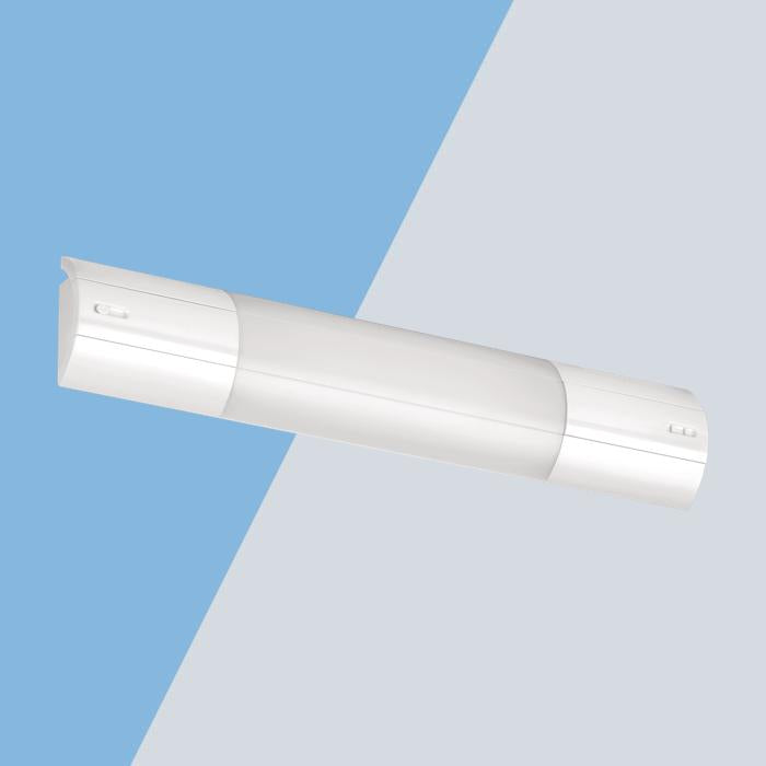 Eterna LEDSH6WH Slimline White LED Shaver Light – Minimalist Dual Voltage Bathroom Fitting