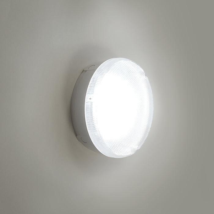 Eterna PRCIRMW 9/14/18W CCT IP65 Circular LED Utility Fitting w/ Microwave