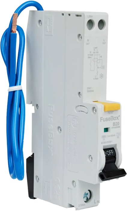 FuseBox RTA062030B 20A B Curve Type A RCBO