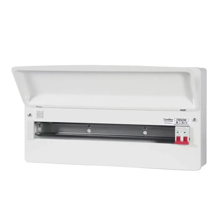 Fusebox F3022M RCBO Consumer Unit Main Switch 22 Way 100A