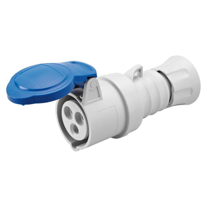 Gewiss GW62015H Conn 2P+E 32A 230V Blue