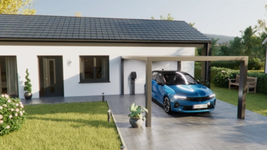 Hager XVU107CCT-MO 7kW EV Charger Type 2 Tethered Smart CT Monta