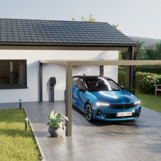 Hager XVU107CCT-MO 7kW EV Charger Type 2 Tethered Smart CT Monta