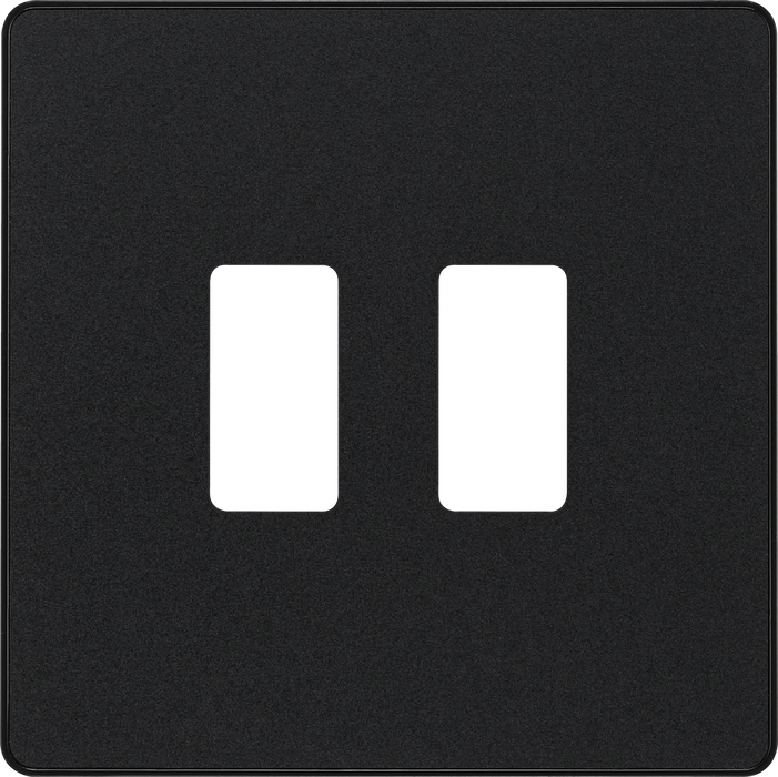 BG Evolve RPCDMB2B matt black 2G Grid Plate
