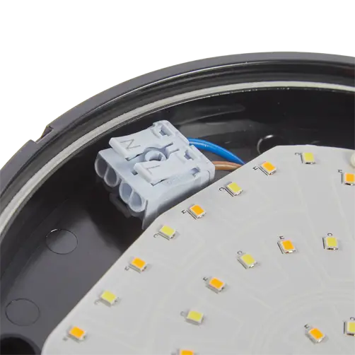 Ansell AHELED/CB 13W Helder CCT Circular Bulkhead Black