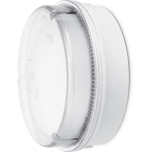 JCC JC23401WPR RadiaLED Utility Mains IP65 Ø205mm Bulkhead 12W 4000K 1150lm LED Prismatic