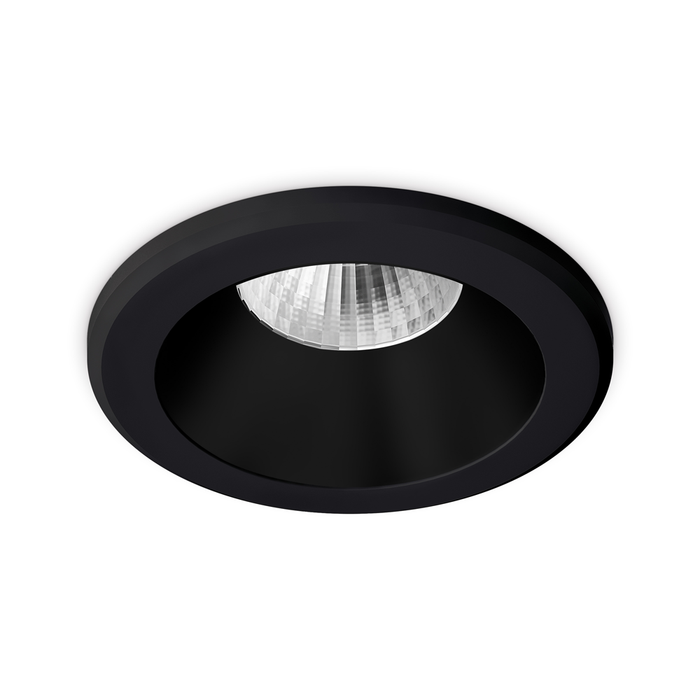 JCC JC73013 Parluma downlight 84mm 4W/6W 3K/4K/57K IP65 Black bezel Black ref Triac
