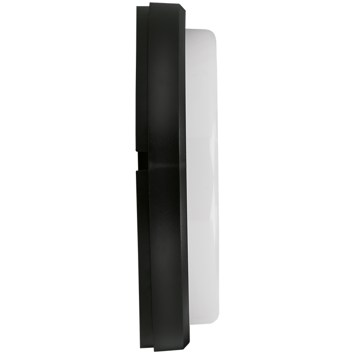 Eterna KCAS14BKFL 14W 4000K LED Full Diffuser Ceiling/Wall Fitting Black