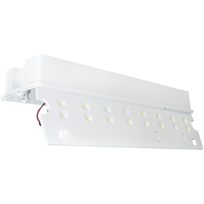 Eterna KEM3BULKLI 4W Li-Ion LED Maintained Emergency Bulkhead with ISO 7010 Legend Set