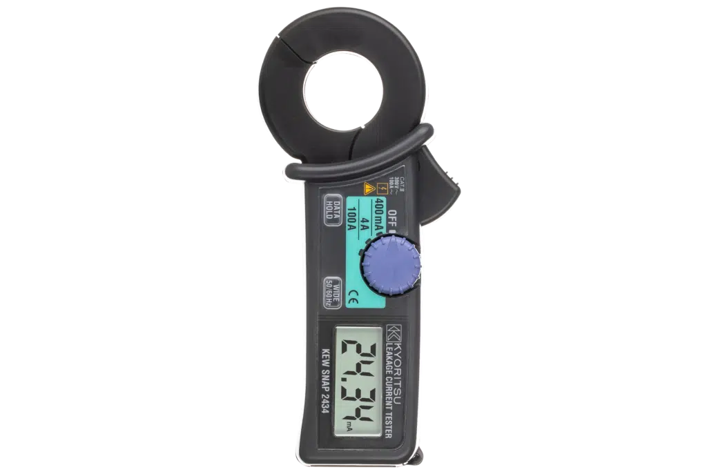 Kewtech KEW2434 Kewtech KEW2434 Leakage Clamp Meter | 0.1mA RCD Fault Tester