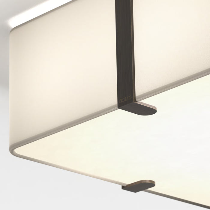 Astro Lighting 5042007 Elba Square 350 White Fabric Ceiling Shade