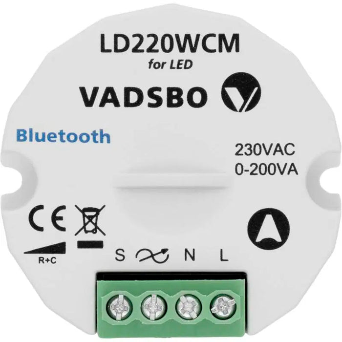 Vadsbo LD220WCM Casambi 200VA Wireless Trailing Edge LED Dimmer Module