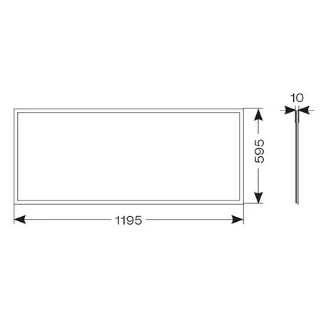 Ansell AERMLED3/120/DL Endurance TP(a) UGR<19 1200x600 Panel Daylight