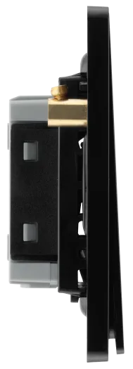BG Evolve PCDSB12EB 1G 2W Edge-to-Edge Rocker Light Switch 20A 16AX - Satin Brass