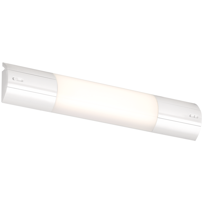 Eterna LEDSH6WH Slimline White LED Shaver Light – Minimalist Dual Voltage Bathroom Fitting