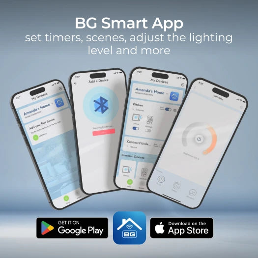 BG Smart 881M/HC 1 Gang 2 Way 150W LED Smart Master Dimmer – White