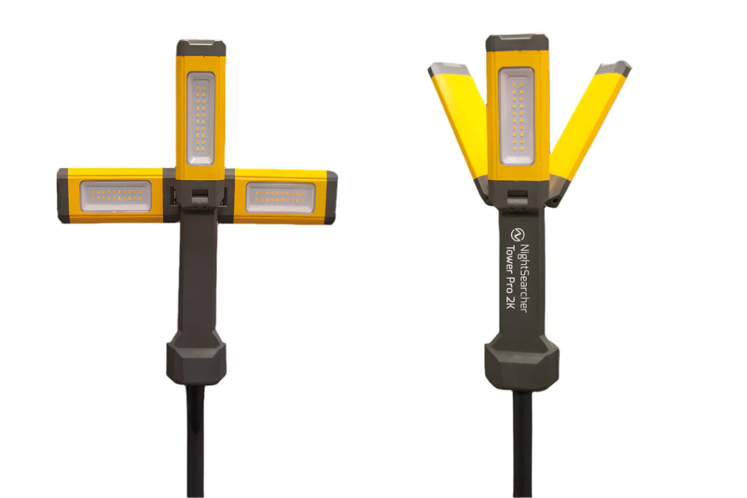 NightSearcher NSTOWERPRO-2K Tower Pro 2K 2000 Lumens Rechargeable Work Light