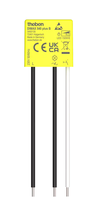 Theben 5400130 DIMAX 540 Dimmer Flush Mount