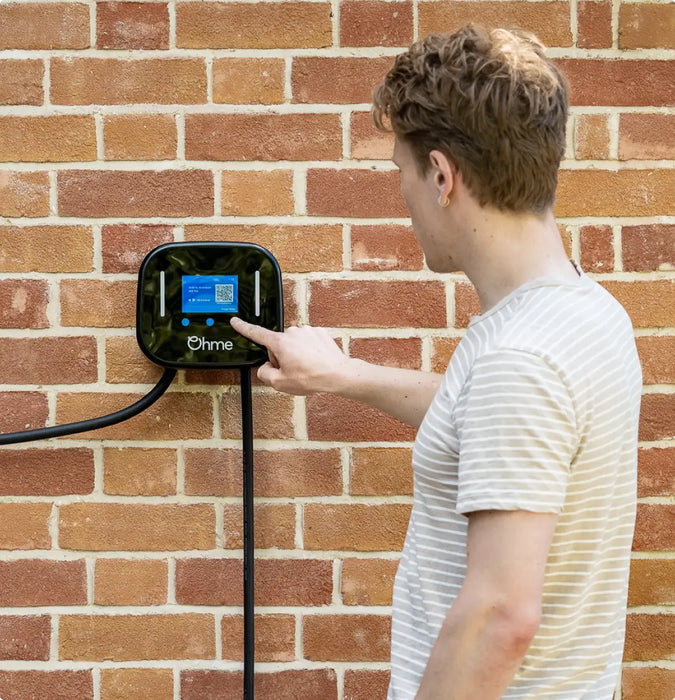 Ohme OHME0002GB0028M EV Home Pro Smart Charger Tethered 8mtr Cable 7.4kw