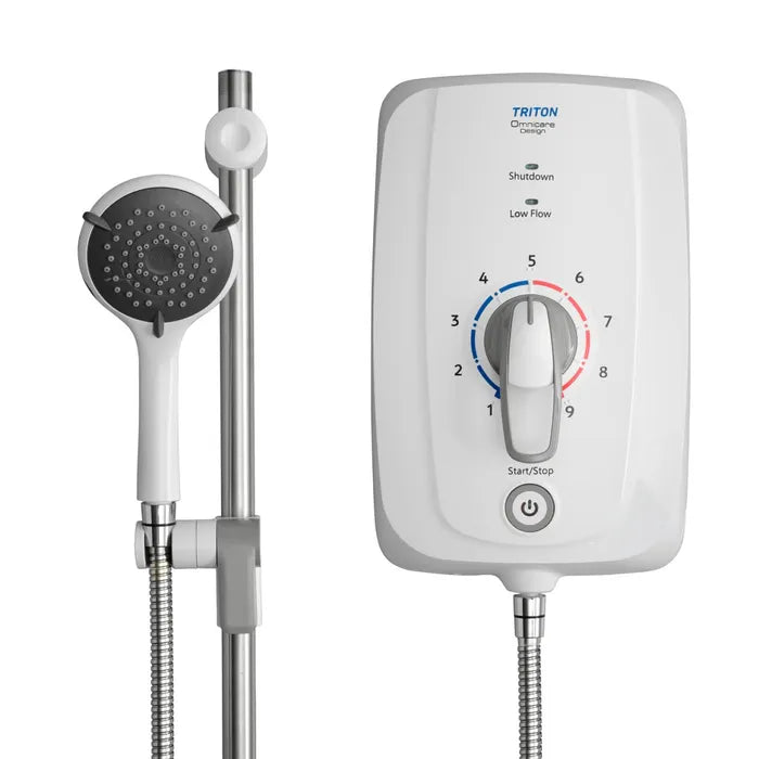Triton Showers TEOMND81 Omnicare Design Thermostatic Shower With Extended Kit