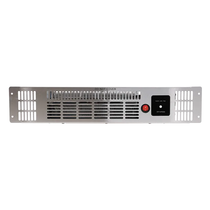 Eterna E12PH2 2kW plinth fan heater with RF thermostat and remote control