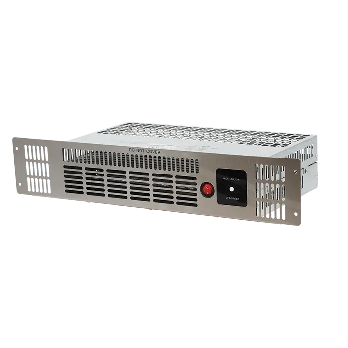 Eterna E12PH2 2kW plinth fan heater with RF thermostat and remote control