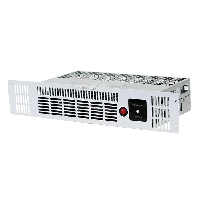Eterna E12PH2 2kW plinth fan heater with RF thermostat and remote control