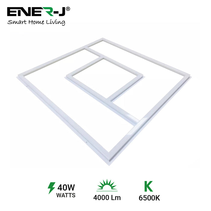 600x600mm LED Panel Light with PD Design - 40W, Cool White (6500K), Frame Border Edge Lights