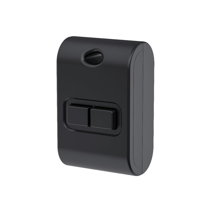Ener-J WS1058 Mini FOB Wireless Switch 2 Gang Black