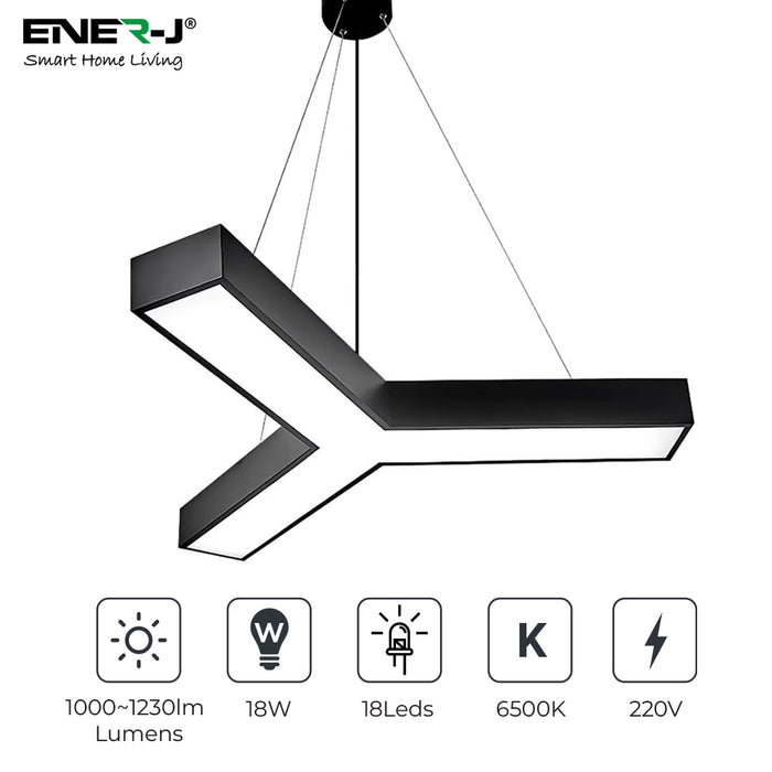 18W Hollow Y-Shape Pendant Light – Modern Designer Ceiling Light