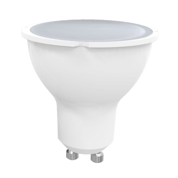 Pack of 10 units, LED Lamp 5W GU10 Plastic Body SMD LED 400Lm 4000K