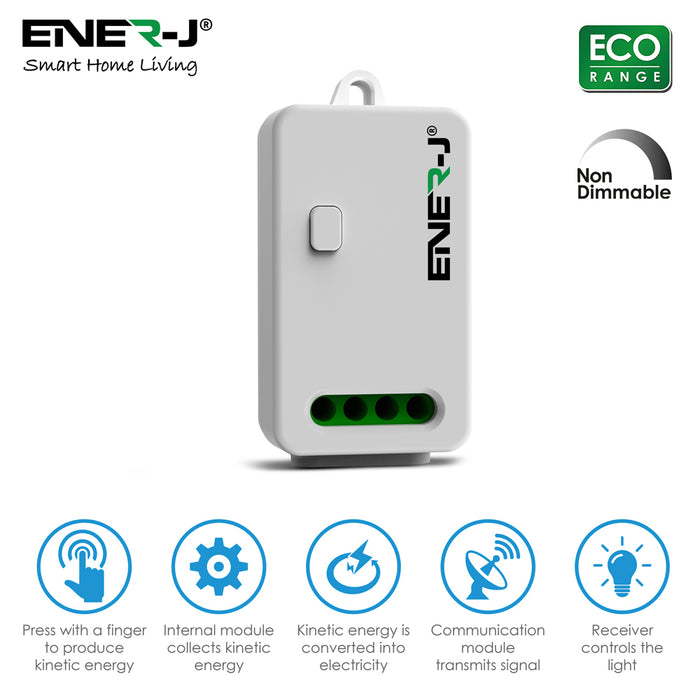 Non-Dimmable 10A RF Receiver, Max Load 1000W LED (ECO RANGE)