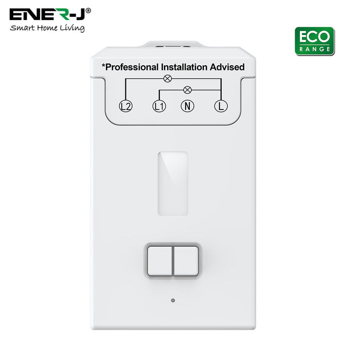 2-Way Wireless Receiver, 5Ax2 On/Off, RF433MHz Non-Dimmable