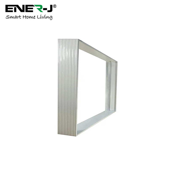 LED Panel Foldable Screwless Surface Mounting Frame Box Kit for 30x120 Ceiling Panel, White Body