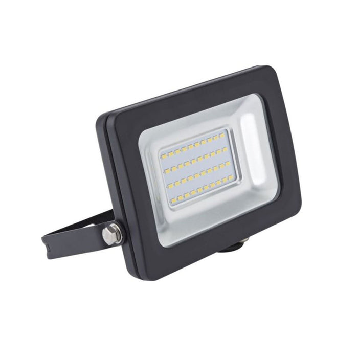 Pack of 2 units, LED Floodlight Non PIR Slim Line Black Body, 20 Watts, 6000K, 2 Years Warranty