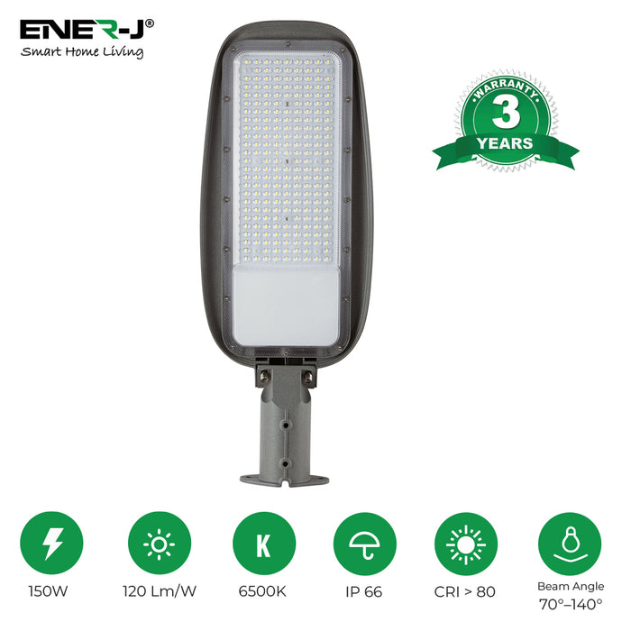 150W High-Lumen LED Streetlights with Adjustable Arm, 3yrs warranty 120Lm/W