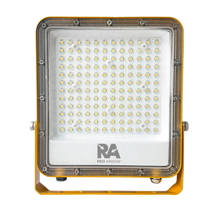 Red Arrow ADVF100Y Astra 100W LED Site Floodlight – 110–240V, IP65, Yellow