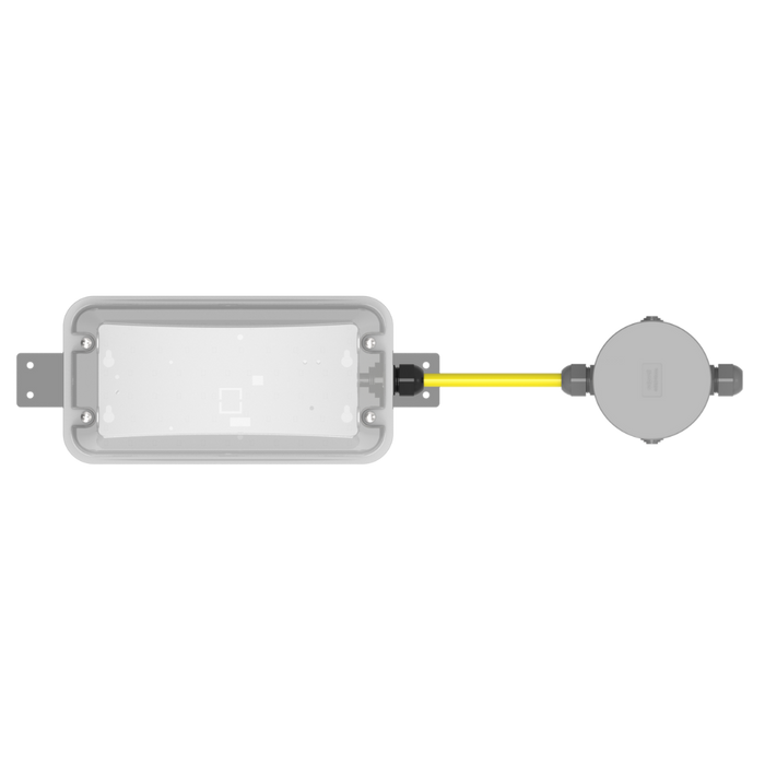 Red Arrow TAC8Y-JBB Taurus Site with Clear Diffuser, Junction Box & Mounting Bracket