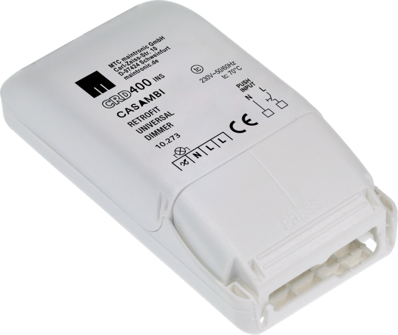 Maintronic CRD400 INS Casambi LED Dimmer 380VA Wireless Lighting Control