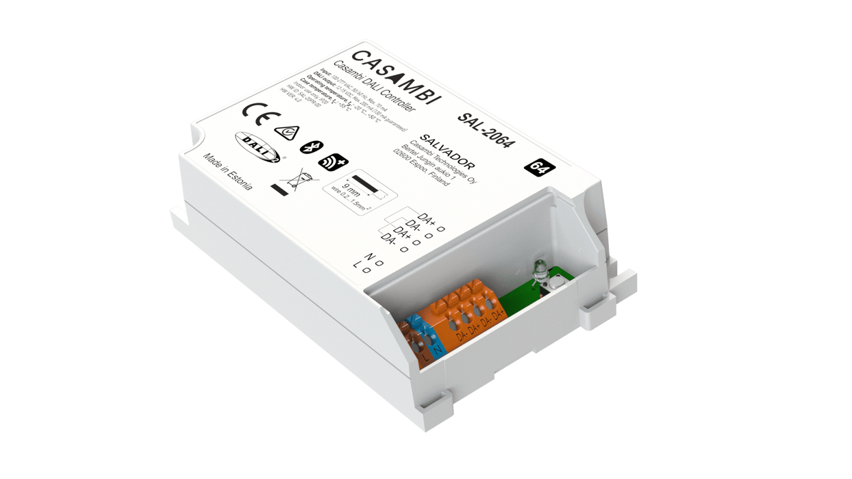 Casambi SAL-2064 DALI Controller 64 Driver Wireless Lighting UK