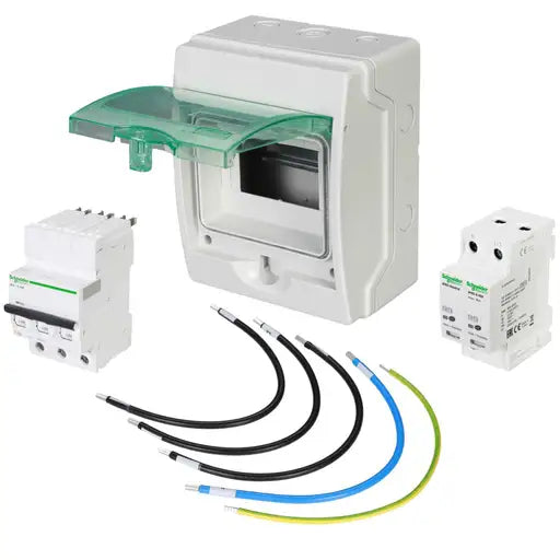 Neutral Type Schneider CF3PN40 Square D IKQ 40kA 3 Pole and Neutral Type 2 Surge Ar ...