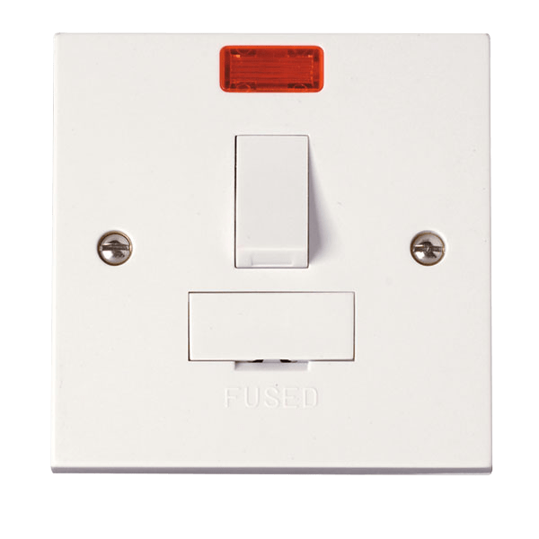 Click Scolmore PRW052 Polar 13A DP Switched Fused Connection Unit With Neon