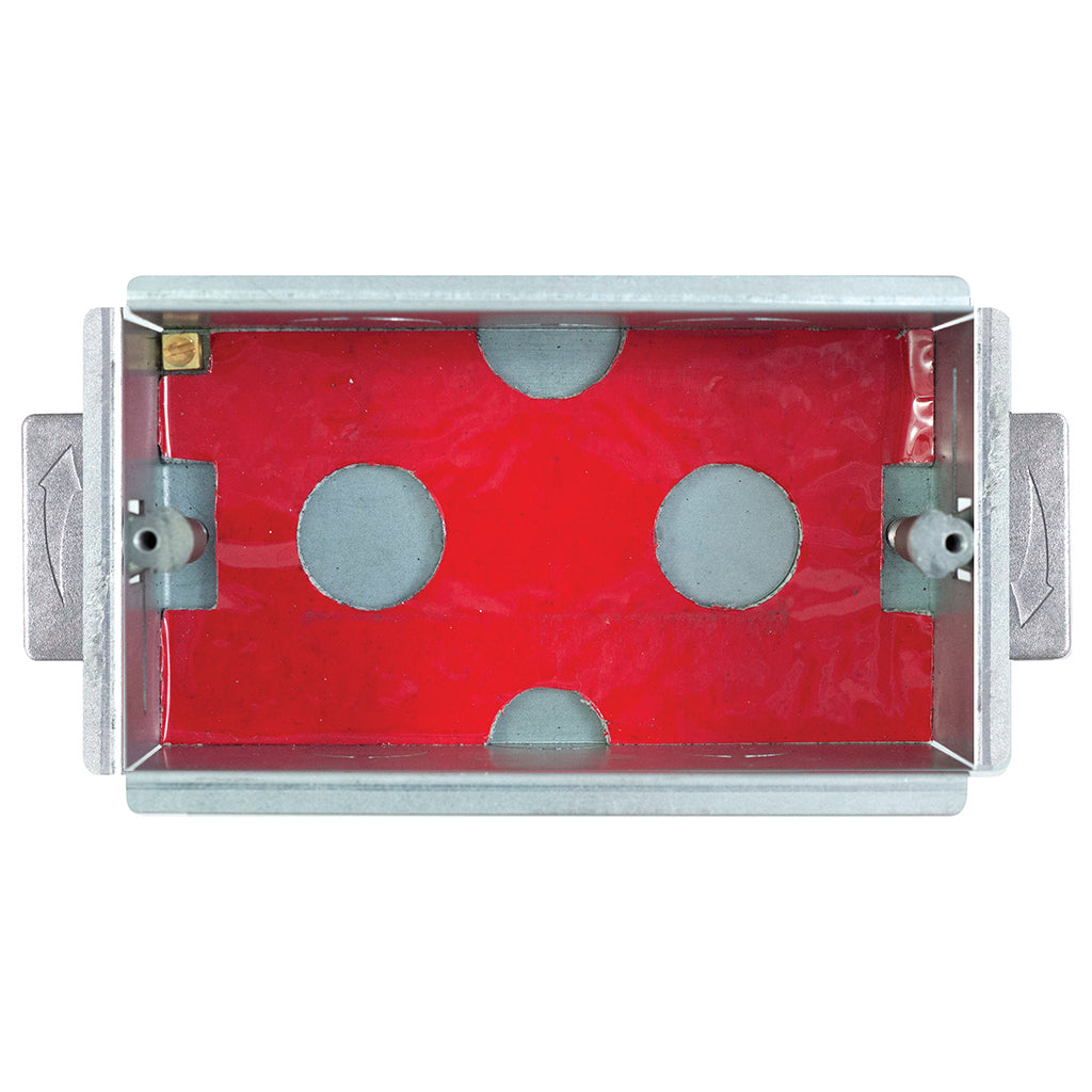 Selectric FRB-4 2 Gang 47mm Galvanised Steel Back Box – Earths – Fire ...