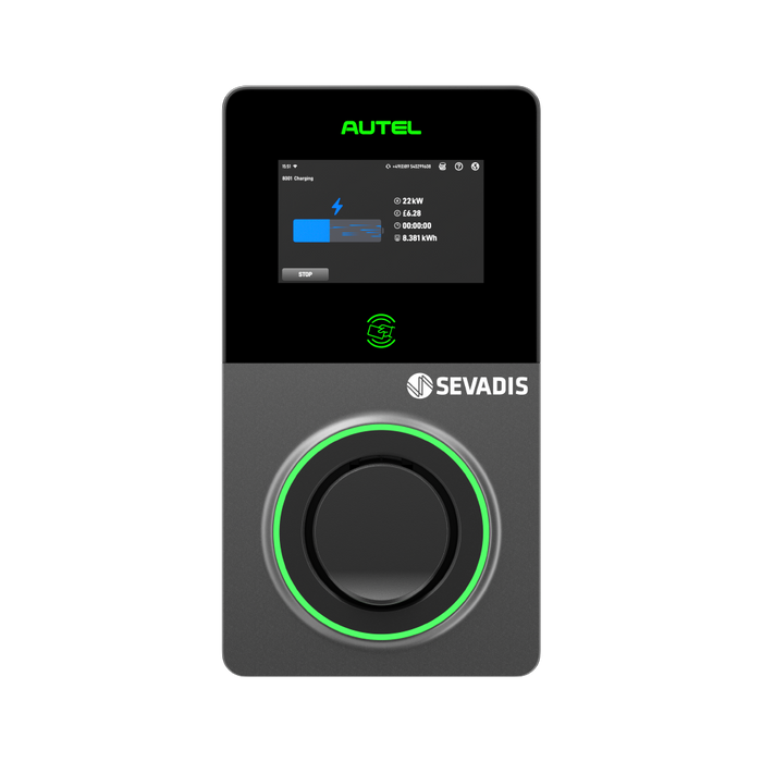 Sevadis EVASEVLCD MaxiCharger Gen2 – Smart LCD AC 22kW