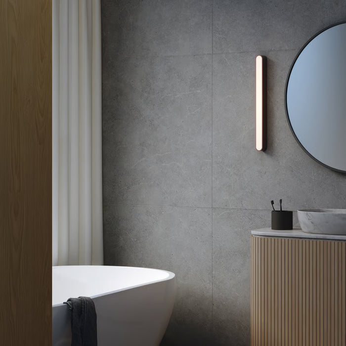 Astro Lighting 1440005 Atticus 600 Matt Black IP44 LED Bathroom Mirror Light